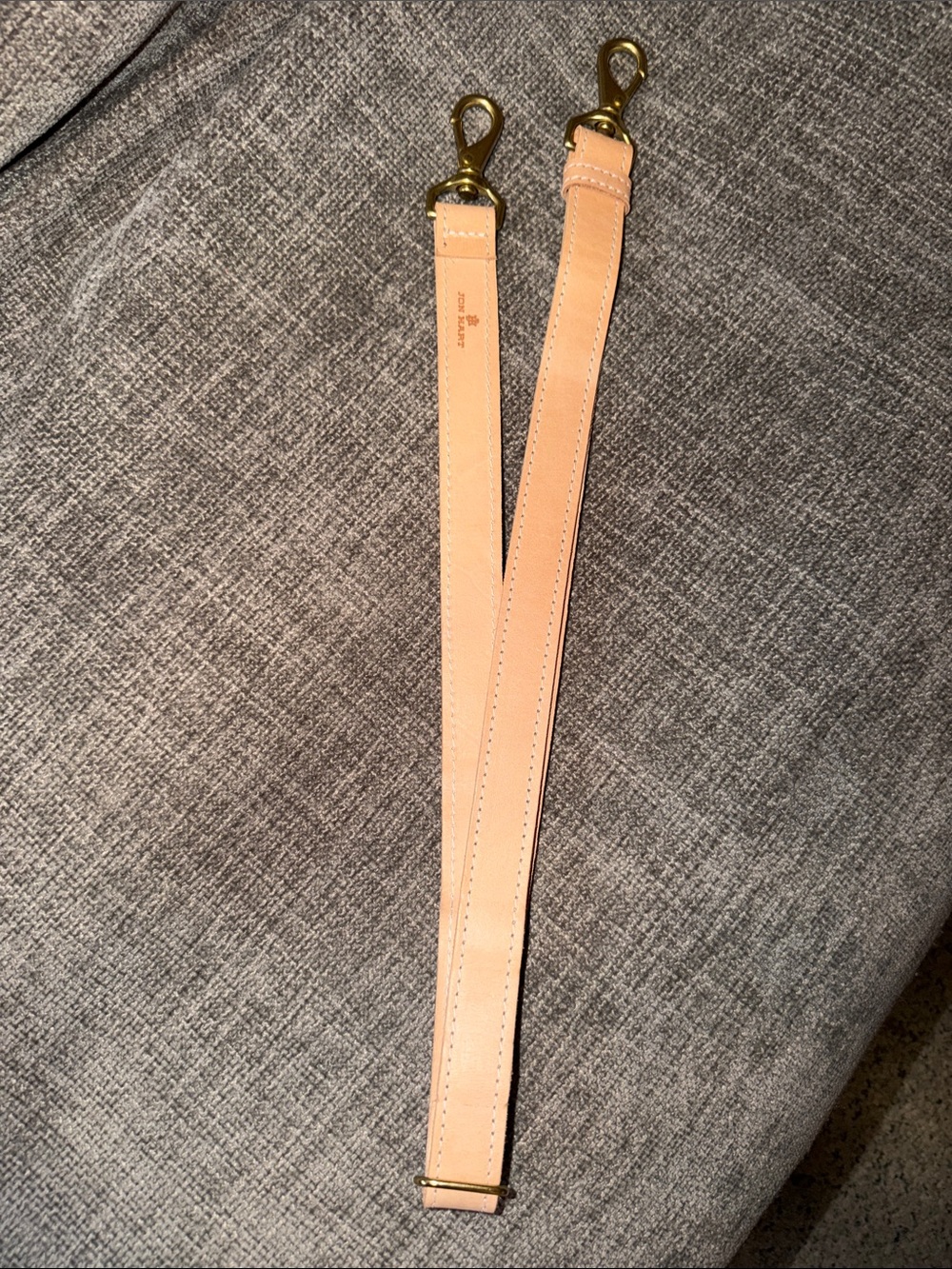 Jon Hart Adjustable Leather Strap 1”